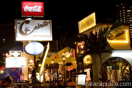 Acapulco Golden Zone at Night Acapulco Golden Zone