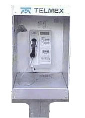 A typical Telmex telephone